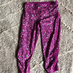 Lululemon real quick crop Paradise camo multi